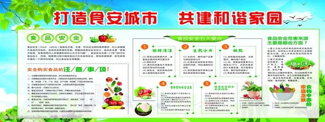 食品安全宣传栏